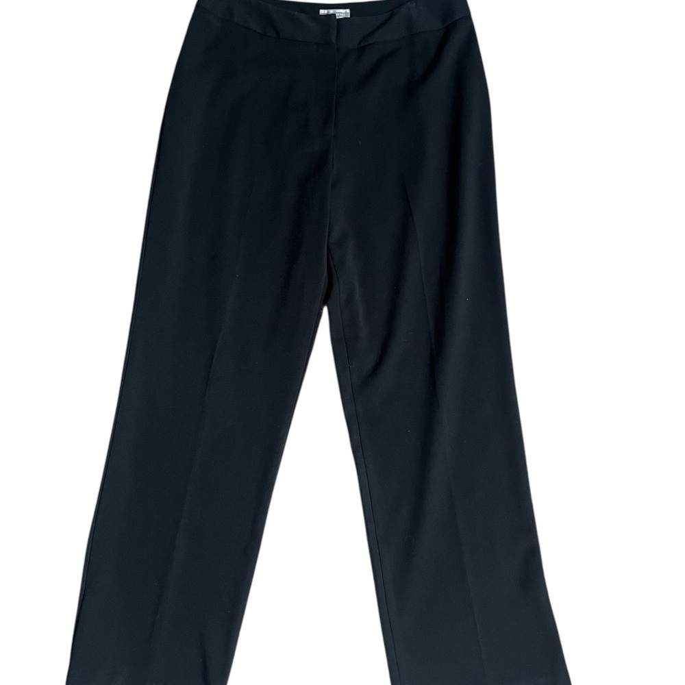 Investments Ladies 14R Black Career Dress Pants Polyester Blend